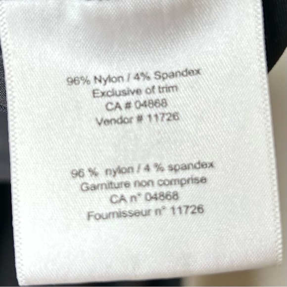 MEC Performance Skinny Jeans Nylon Spandex Material Black Size 8 - Picture 7 of 9